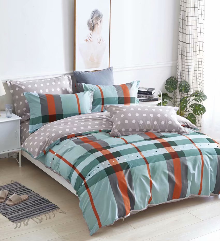 85GSM 100% Microfiber Ultra Soft Duvet Cover Set Geometric Pattern G2020001