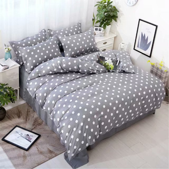 85GSM 100% Microfiber Ultra Soft Duvet Cover Set Geometric Pattern G2020010