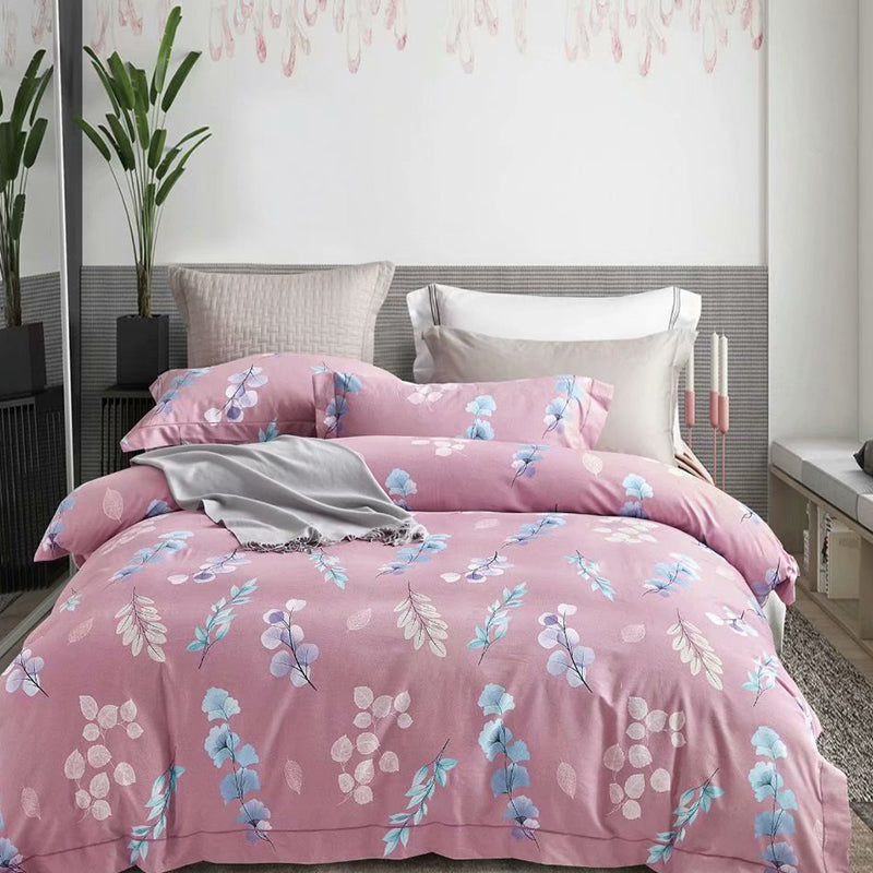 Floral Pattern Duvet Cover 100% Cotton F008