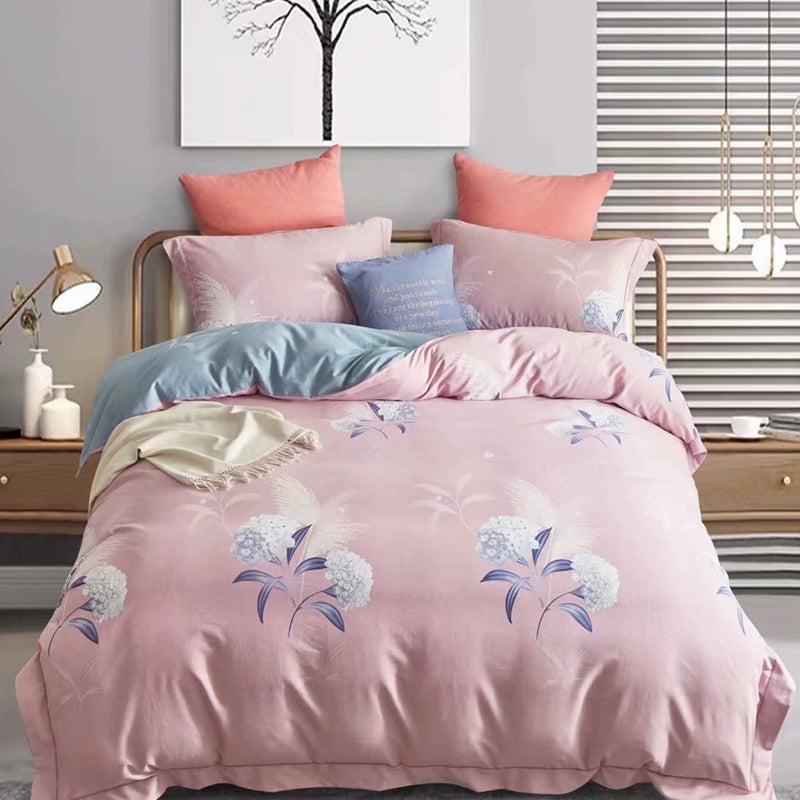 Floral Pattern Duvet Cover 100% Cotton F021